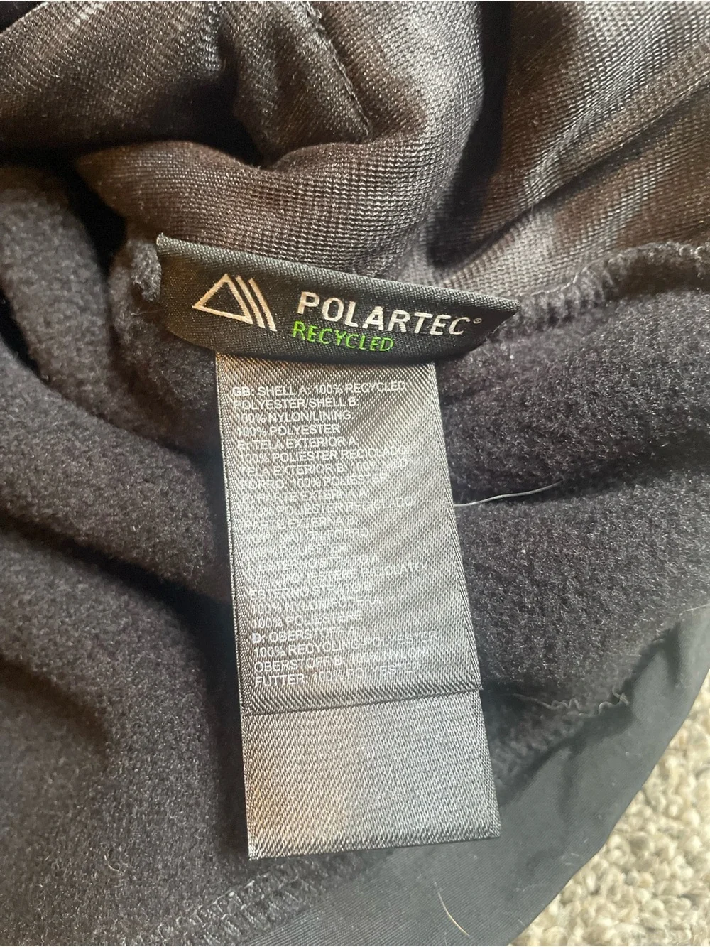 The North Face Men’s Black Performance Fleece Jacket Size Small